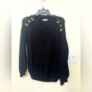 E‎ & M Black Sweater